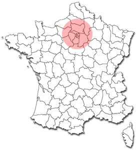 carte de France de la pose de verrière par Défi Métallerie